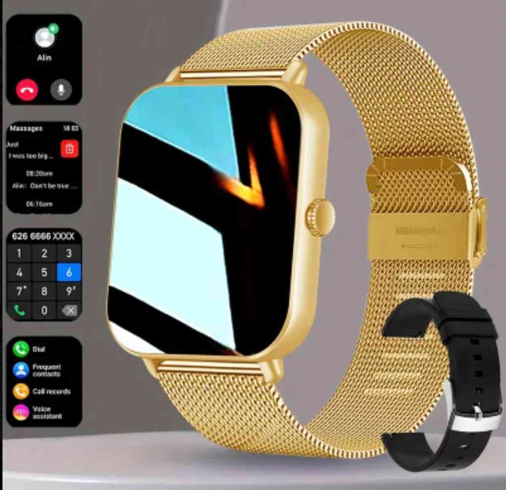 Smartwatch (make and answer calls) 1.83-imch touchscreen, wireless calls, sports watch for Android and iPhone phones, over 100 sports modes